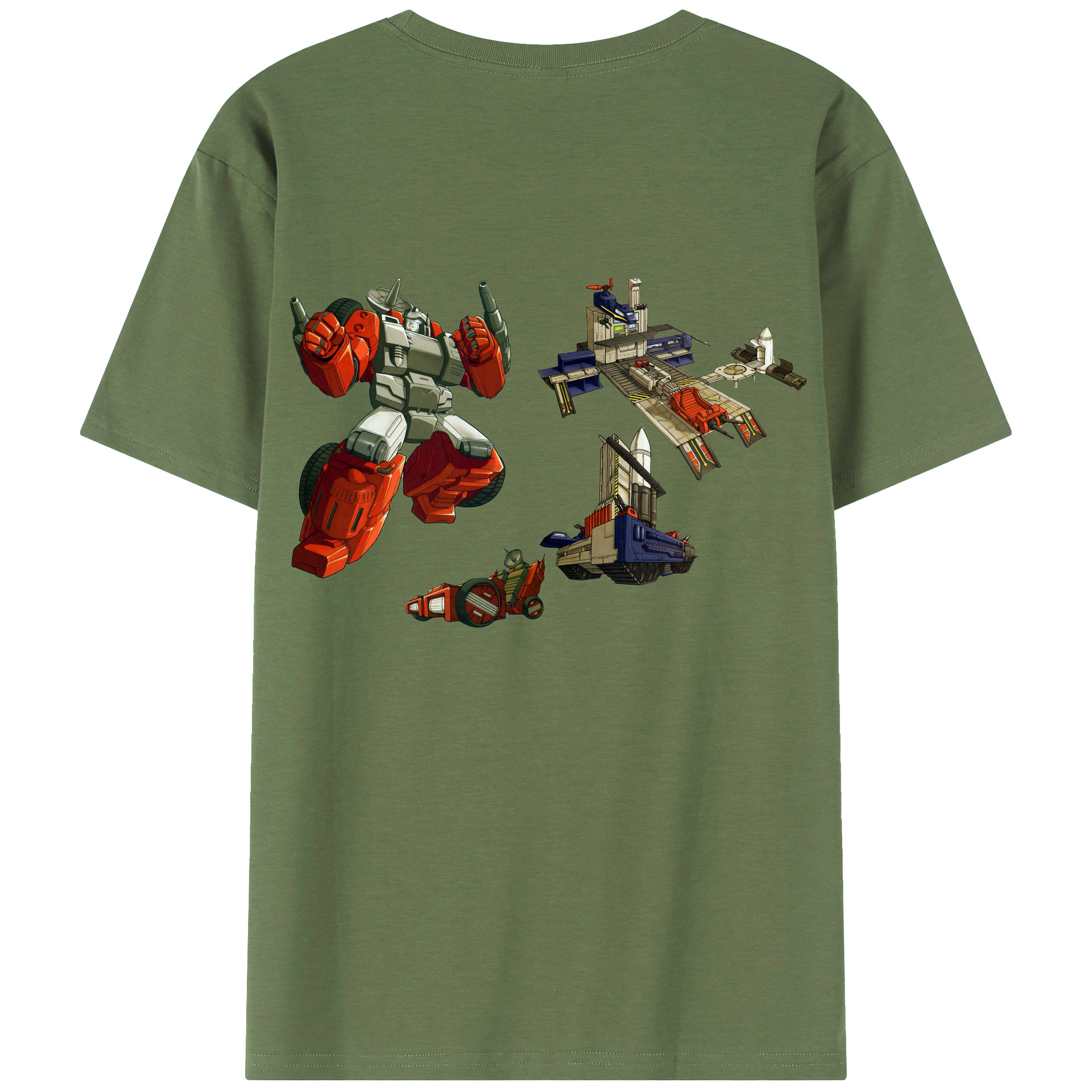 （画像用）  綿100％ メンズ半袖Tシャツ（バックプリント） 通気性